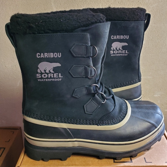 New Sorel Caribou Men's Snow Boots - Picture 2 of 6
